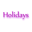 Holidays